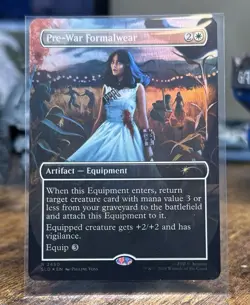 Pre-War Formalwear Fallout Secret Lair Drop Foil Near Mint MTG - Image 1