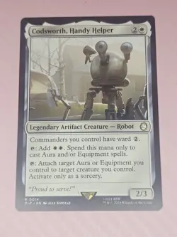 Magic TCG: Codsworth, Handy Helper Universes Beyond: Fallout Regular - Image 1