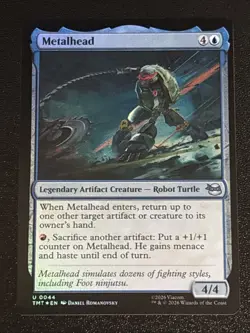 MTG Teenage Mutant Ninja Turtles Metalhead Foil 0044 NM - Image 1