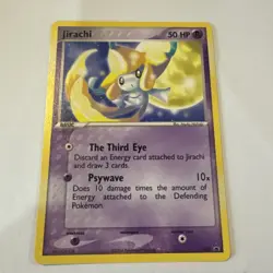 Pokemon Jirachi Card Nintendo Promo 021 Basic Rare Non Holo NM - Image 1