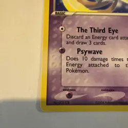 Pokemon Jirachi Card Nintendo Promo 021 Basic Rare Non Holo NM - Image 5