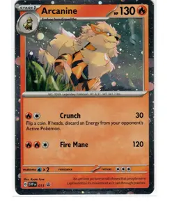 Pokemon Arcanine SVP011 SVP Black Star Promos Cosmos Holo Rare Promo Card 💎 !.! - Image 1