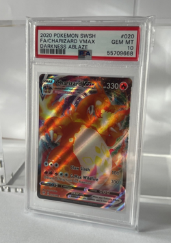 PSA 10 Charizard Vmax Darkness Ablaze 020/189 GEM MINT Graded Pokemon Card - Image 1