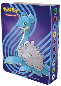 Pokemon TCG Mini Portfolio Binder Greninja/Lapras Holds 60 Cards 2024 - Image 1