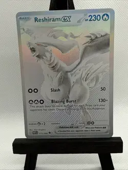 Pokemon TCG Reshiram EX White Flare English Holo Card 173/086 Ultra Rare - Image 4