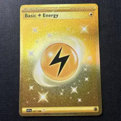 Basic Lightning Electric Energy Gold Card SV1 257/198 - Image 1