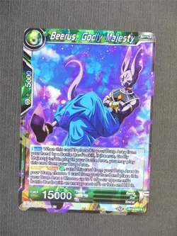 Beerus Godly Majesty R - Dragon Ball Super Cards #5RS - Image 1