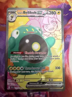 Ionos Bellibolt Ex 172/159 Journey Together Full Art Ultra Rare Pokemon Card - Image 1
