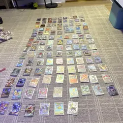 Pokemon TCG Mixed Card Lot 100 Cards Holo & Regular Standard Size Nintendo - Image 1