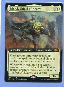 MTG - Myrel, Shield of Argive - The Brothers' War (BRO) - Extended FOIL - Image 1
