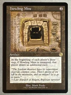 MTG / Howling Mine / BRR / #83 / Regular (Schematic) / Rare / NM - Image 1