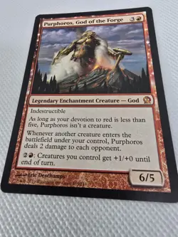 Wizards Purphoros God of the Forge 2013 Legendary Red Enchantment Creature 6/5 … - Image 2