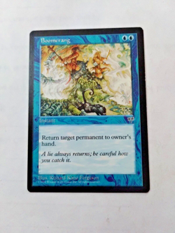 MTG Boomerang Mirage Regular Common - Edge Wear - See pics - Image 1