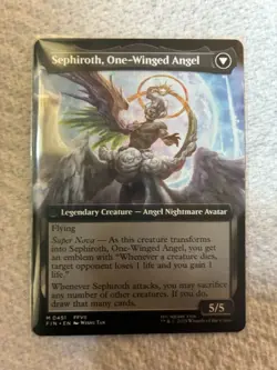 Sephiroth, Fabled Soldier (Extended Art) Final Fantasy Regular MTG 0451 Mythic - Image 2