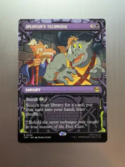Splinter’s Technique - 233 - MTG: Teenage Mutant Ninja Turtles - Borderless - Image 1
