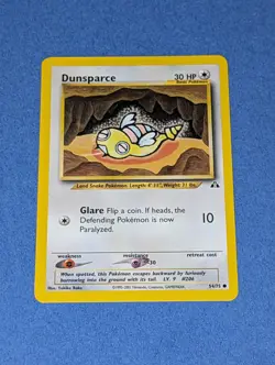 Pokemon TCG Dunsparce Neo Discovery 54/75 Regular Unlimited Common Nm - Image 2