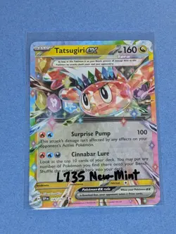 Tatsugiri Ex 142/191 Double Rare Holo New Mint Sv08 Surging Sparks Pokemon TCG - Image 1