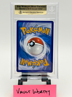 2022 POKEMON SWSH BRILLIANT STARS #97 AGGRON VMAX ULTRA RARE - BGS 9.5 GEM MINT - Image 2