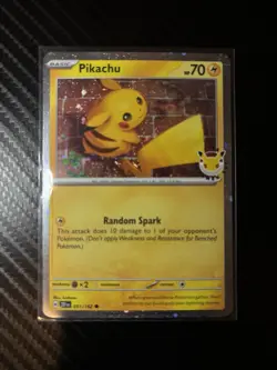 Pikachu Pokemon Day 2026 Promo!! - Holo Rare - NM With Coin! - Image 2