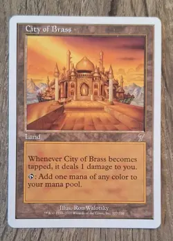 City Of Brass - Magic the Gathering 7th Edition 2001 - Image 1