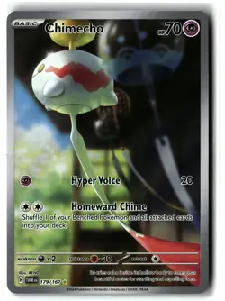 Chimecho ⭐ 179/167 Holo Illustration Rare Twilight Masquerade 2024 Pokemon NM - Image 1