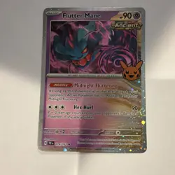 Pokemon Flutter Mane 078/162 SV05 Temporal Forces Rare Stamped Cosmos Holo - Image 1