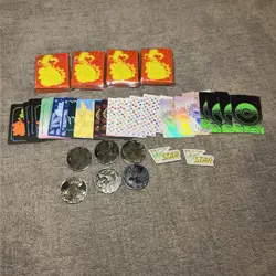 Pokemon Tcg Coins & Sleeves Pikachu Dividers Accessories Game Freak Nintendo A1 - Image 4