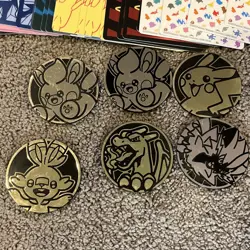 Pokemon Tcg Coins & Sleeves Pikachu Dividers Accessories Game Freak Nintendo A1 - Image 5