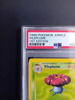 Jungle 1st Edition Rare: Vileplume 31/64 PSA 9 Regular Pokemon TCG - Image 5