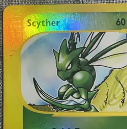 Pokemon TCG: Scyther #57/147 Aquapolis Set Reverse Holo LP/NM Condition - Image 2