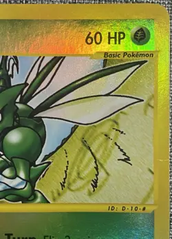 Pokemon TCG: Scyther #57/147 Aquapolis Set Reverse Holo LP/NM Condition - Image 3