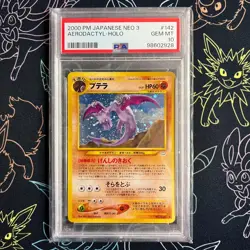 PSA 10 - Neo 3 Japanese Aerodactyl HOLO Pokemon - Image 1