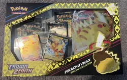 Pokemon TCG Sword & Shield Crown Zenith Pikachu VMAX Special Collection Box - Image 1