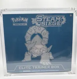 Pokemon Steam Siege Elite Trainer Box Volcanion 2016 English with acrylic case - Image 1