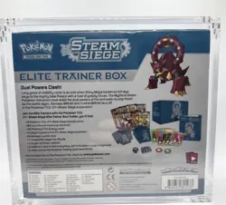 Pokemon Steam Siege Elite Trainer Box Volcanion 2016 English with acrylic case - Image 2