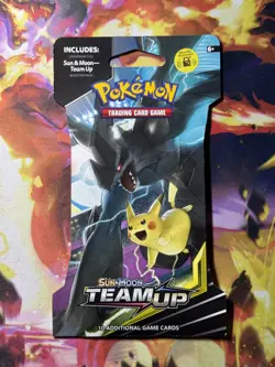 Pokemon TCG Team Up Sleeved Booster Pack Pikachu & Zekrom New & Factory Sealed - Image 1