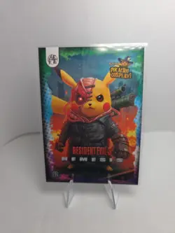 Resident Evil 3 Nemesis #52 - Galaxy Holo - Electric Pikachu Cosplay - Pokemon - Image 1