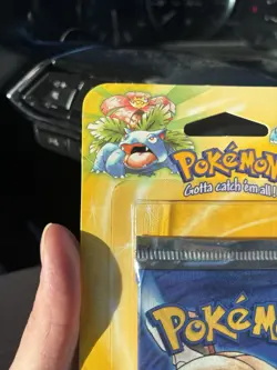 ShadowlessU Base Set Pokemon Blister Booster Pack Blastoise Weight 35 GU HeavyU - Image 2