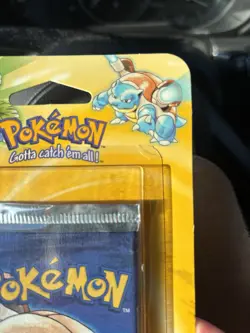 ShadowlessU Base Set Pokemon Blister Booster Pack Blastoise Weight 35 GU HeavyU - Image 3