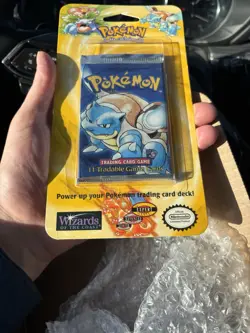 ShadowlessU Base Set Pokemon Blister Booster Pack Blastoise Weight 35 GU HeavyU - Image 4