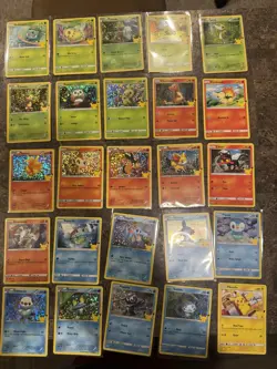 2021 Pokemon 25th Anniversary McDonalds Full COMPLETE SET - 19/25 Holo - Image 1