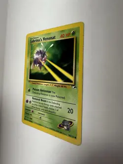 Pokemon Sabrina's Venonat 40 HP Basic Gym Heroes 96/132 Regular Common - Image 4