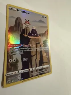 Pokemon Hoothoot 50 HP Ultra Rare TG12/TG30 Astral Radiance Trainer Gallery Holo - Image 2