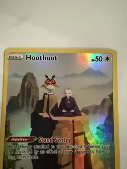 Pokemon Hoothoot 50 HP Ultra Rare TG12/TG30 Astral Radiance Trainer Gallery Holo - Image 4