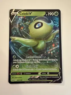 Pokemon Celebi V 190 HP Ultra Rare 007/198 Chilling Reign Holo English - Image 1