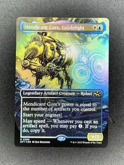 Mendicant Core, Guidelight 0365 (Borderless) Aetherdrift Foil MTG NM - Image 1
