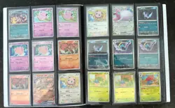 Pokemon 151 Japan Cards SV2a Binder Set 001-165/165 C/U/R/RR with Reverse Holos - Image 5