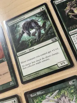 Lot Of Green Cuddly Forest Slivers That Need A Home. Lot Of 8 Mtg Cards - Image 4