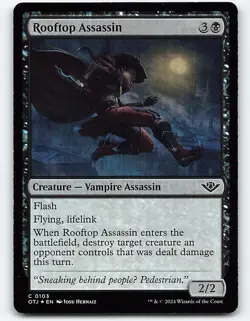 Rooftop Assassin #103 foil Magic the Gathering Card - Image 1