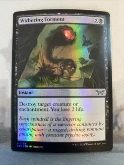 Withering Torment (0124) Foil - MTG: Duskmourn: DSK - NM - Image 1
